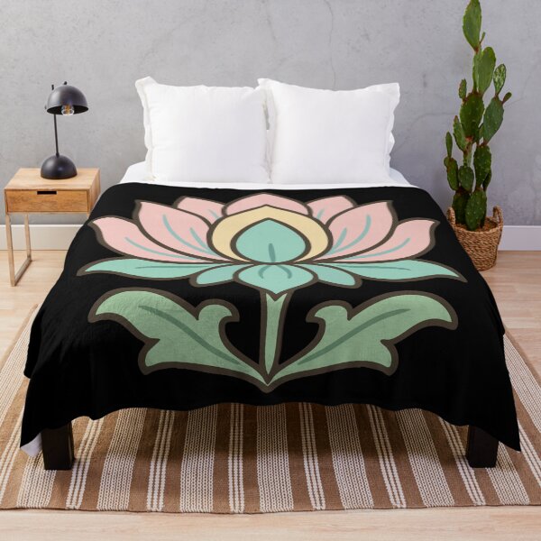 Item preview, Dancheong Korean Traditional Flower Pattern designed and sold by TomFrontierArt.