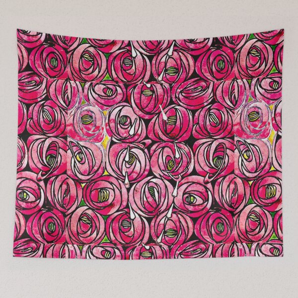 Item preview, Floral pattern by Charles Rennie Mackintosh designed and sold by Vintage Designs +.