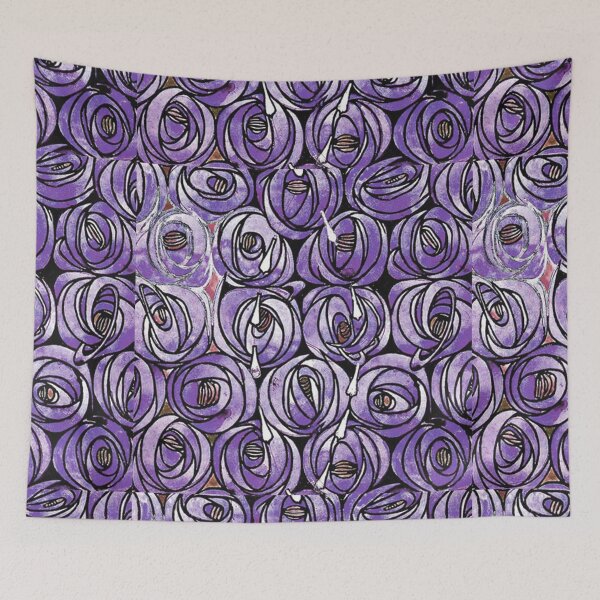 Item preview, Floral pattern by Charles Rennie Mackintosh designed and sold by Vintage Designs +.