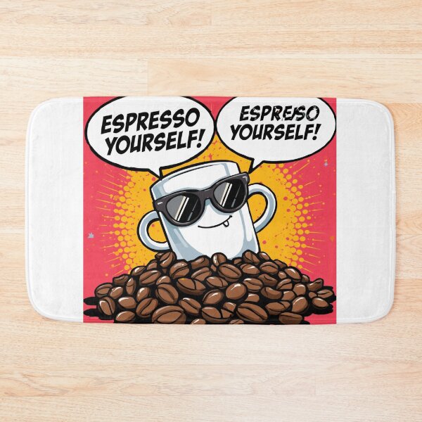 Item preview, Espresso Yourself! – Funny Coffee Pop-Art Design designed and sold by RAKO13.