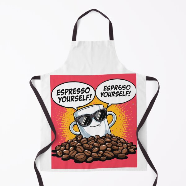Item preview, Espresso Yourself! – Funny Coffee Pop-Art Design designed and sold by RAKO13.