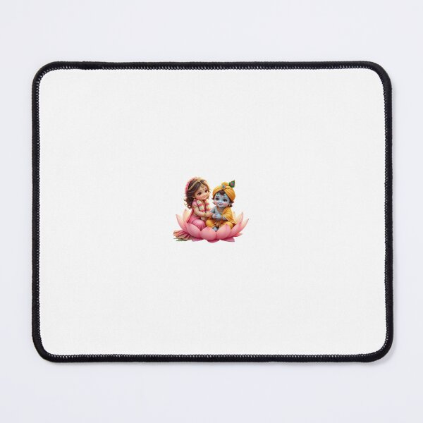 Item preview, Cute 3D Baby Radha and Krishna Janmashtami Sticker designed and sold by ArchanaKatoch.