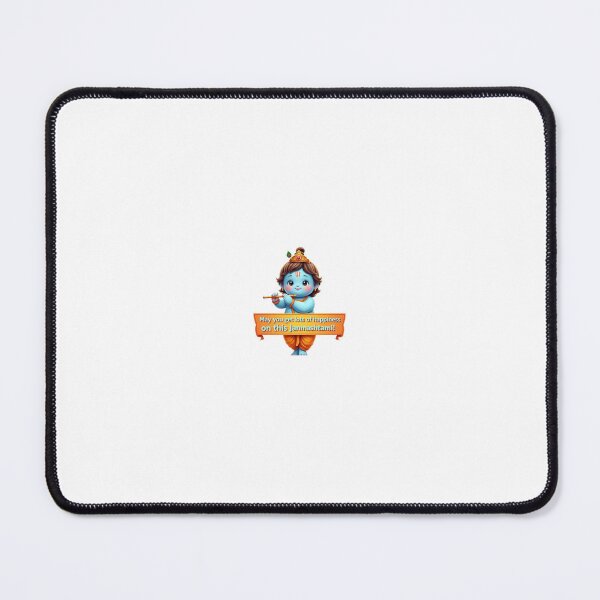 Item preview, Happy Krishna Janmashtami Sticker 3D designed and sold by ArchanaKatoch.