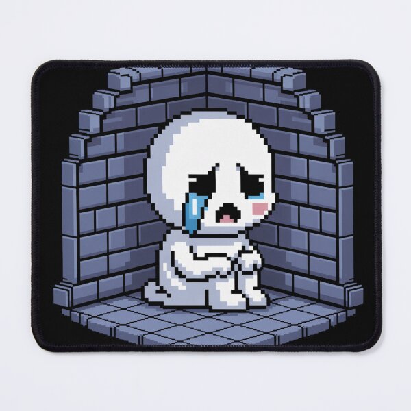 Item preview, Crying Pixel Ghost in the Corner – Sadcore Vapor Art designed and sold by Silly Shapes Co..