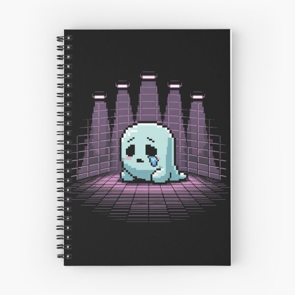 Item preview, Crying Pixel Ghost in the Corner – Sadcore Vapor Art designed and sold by Silly Shapes Co..