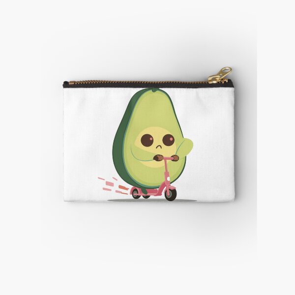 Item preview, Suspicious Avocado on a Tiny Scooter – Funny Minimal Art designed and sold by Silly Shapes Co..