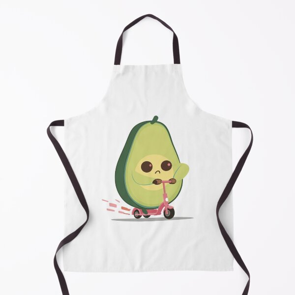 Item preview, Suspicious Avocado on a Tiny Scooter – Funny Minimal Art designed and sold by Silly Shapes Co..