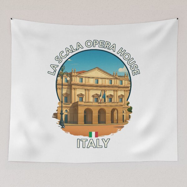 Item preview, La Scala Opera House Milan – Vibrant Italian Architecture & Cultural Landmark designed and sold by inkNext.