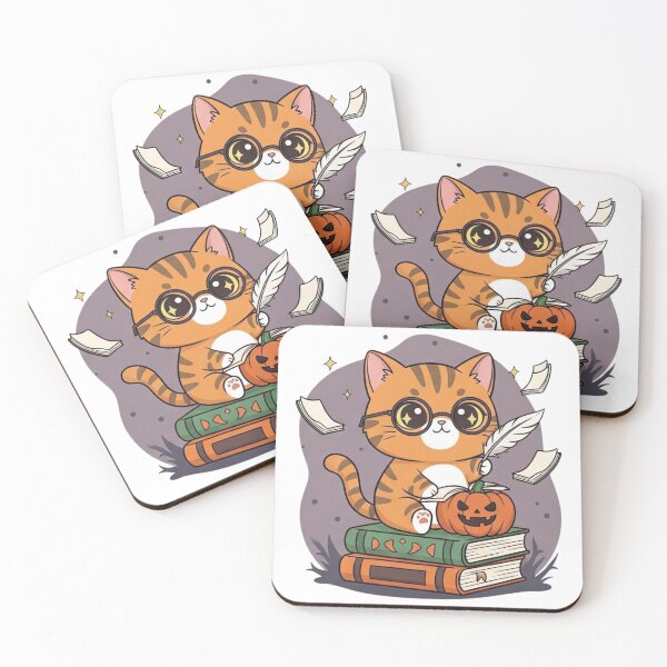 Item preview, Halloween Bookish | Spookily Cozy and Cleverly Literary Seasonal Graphic designed and sold by Tw1nsAIArt.