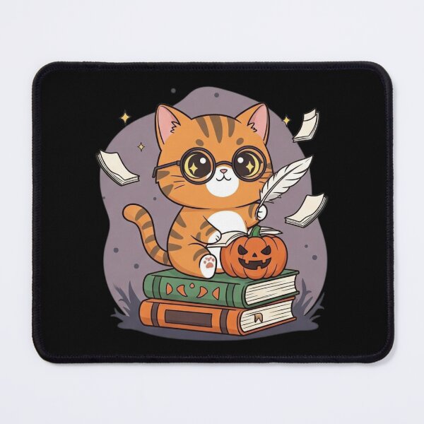 Item preview, Halloween Bookish | Spookily Cozy and Cleverly Literary Seasonal Graphic designed and sold by Tw1nsAIArt.