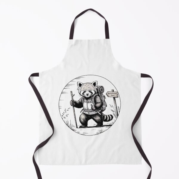 Item preview, Hiking panda Backpacking Animals  designed and sold by BHMARTS.