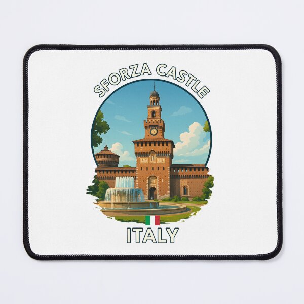 Item preview, Sforza Castle Milan – Historic Italian Landmark designed and sold by inkNext.