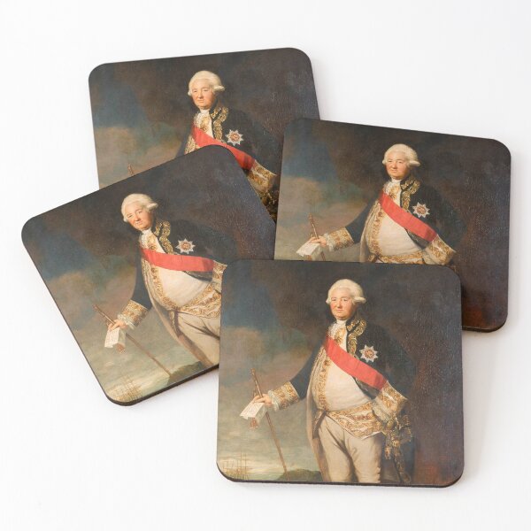 Item preview, Portrait, Captain John Gell, Royal Navy designed and sold by Vintage Designs +.
