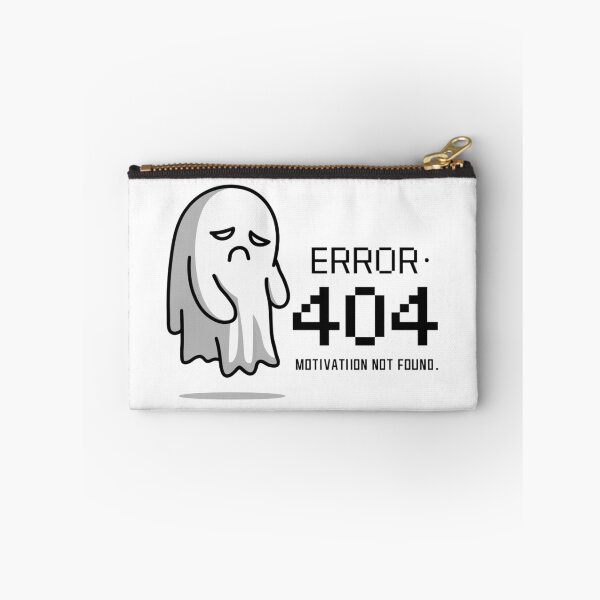 Item preview, Error 404: Motivation Not Found – Lazy Ghost Kawaii T-Shirt designed and sold by Silly Shapes Co..