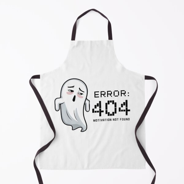 Item preview, Error 404: Motivation Not Found – Lazy Ghost Kawaii T-Shirt designed and sold by Silly Shapes Co..