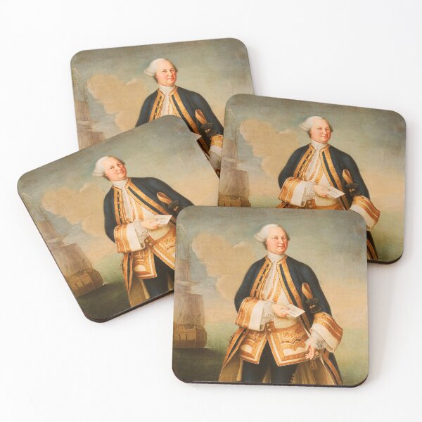 Item preview, Portrait, Captain John Gell, Royal Navy designed and sold by Vintage Designs +.