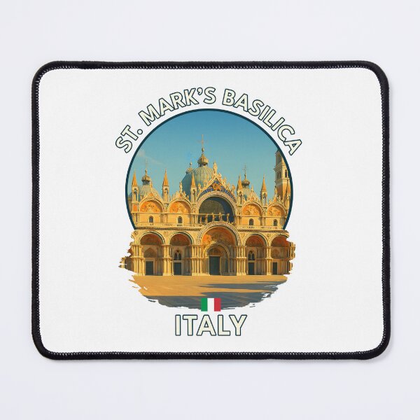 Item preview, St. Mark’s Basilica Venice – Vibrant Summer Italian Landmark Art designed and sold by inkNext.