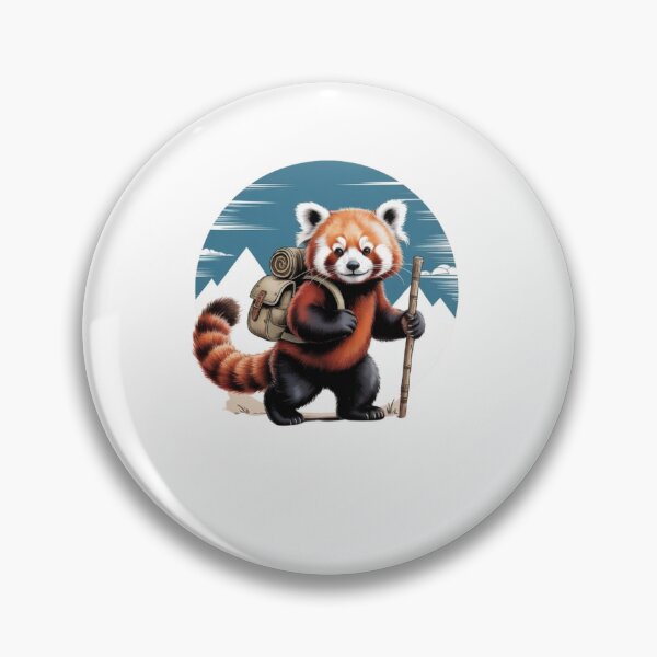 Item preview, Hiking panda Backpacking Animals  designed and sold by BHMARTS.