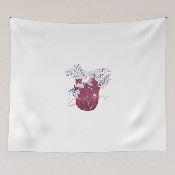 Item preview, Hornet Resting on Flowers - Silksong Fanart  designed and sold by L. Layne.