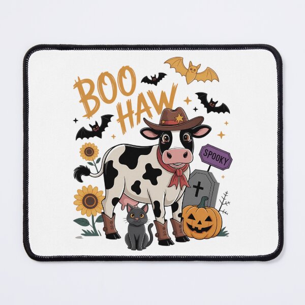 Item preview, Boo Haw Funny Cowboy Ghost Western Spooky Halloween designed and sold by CookWorldLaughs.