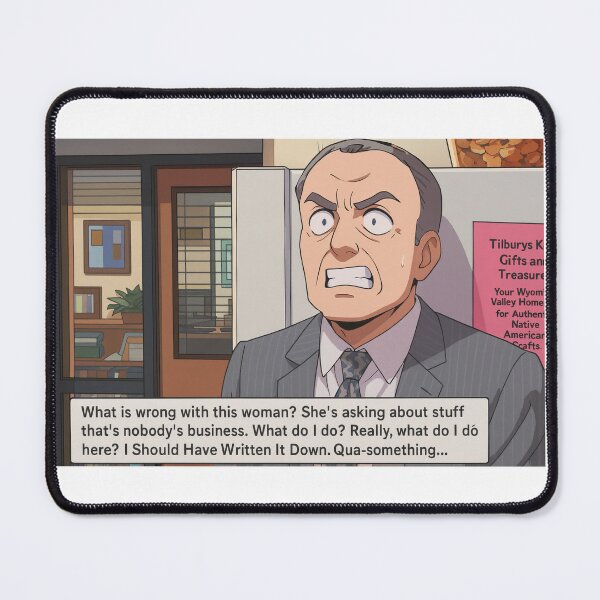 Item preview, Creed Bratton Funny Anime-Style Office Meme Illustration designed and sold by Enea Kelo.