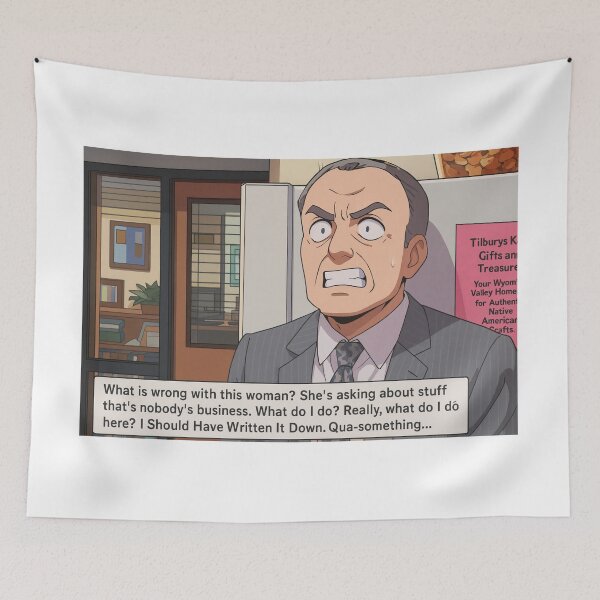 Item preview, Creed Bratton Funny Anime-Style Office Meme Illustration designed and sold by Enea Kelo.