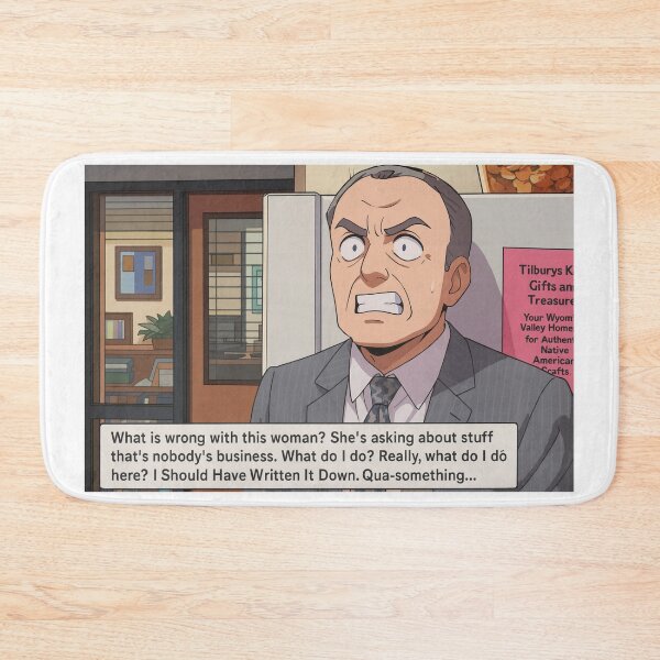 Item preview, Creed Bratton Funny Anime-Style Office Meme Illustration designed and sold by Enea Kelo.