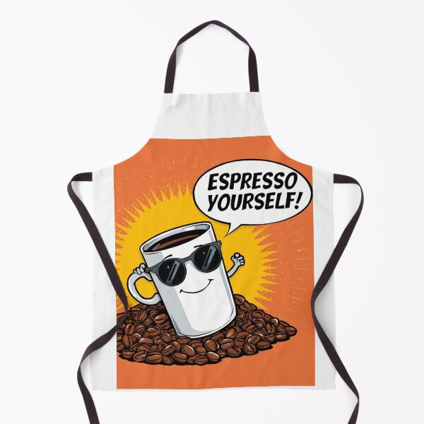 Item preview, Espresso Yourself! – Funny Coffee Pop-Art Design designed and sold by RAKO13.