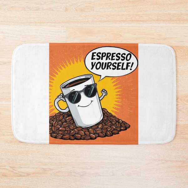 Item preview, Espresso Yourself! – Funny Coffee Pop-Art Design designed and sold by RAKO13.