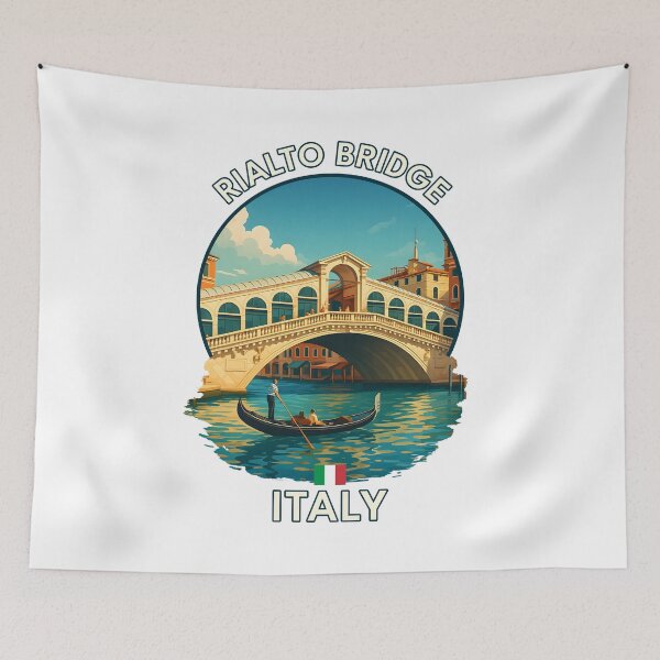 Item preview, Rialto Bridge Venice – Iconic Italian Landmark Canal View designed and sold by inkNext.