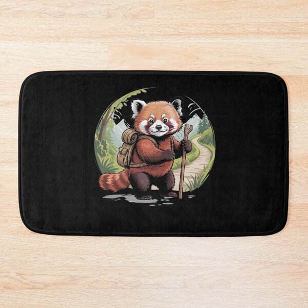 Item preview, Hiking panda Backpacking Animals  designed and sold by BHMARTS.