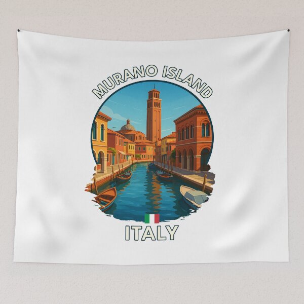 Item preview, Murano Island Venice – Colorful Canals & Italian Charm designed and sold by inkNext.