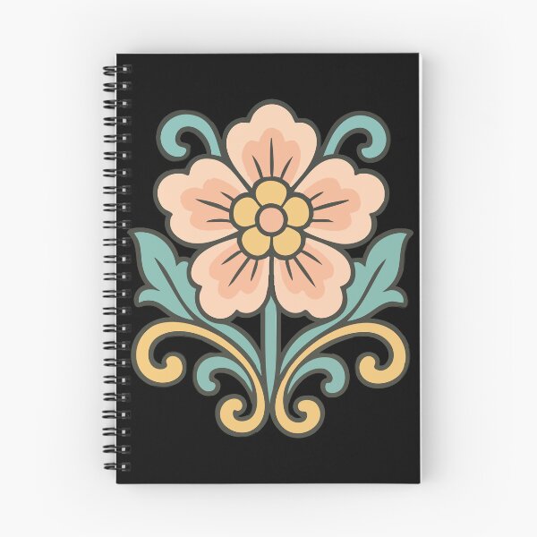 Item preview, Dancheong Korean Traditional Floral Pattern designed and sold by TomFrontierArt.