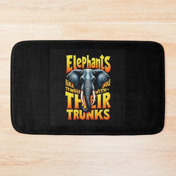 Item preview, Elephants like to whip you with their trunks designed and sold by Vintage Designs +.