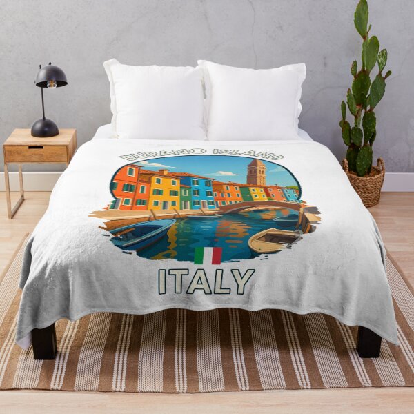 Item preview, Burano Island Venice – Colorful Houses & Scenic Canal View designed and sold by inkNext.