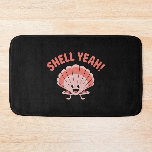 Item preview, Shell Yeah! – Funny Minimalist Beach Pun designed and sold by Silly Shapes Co..