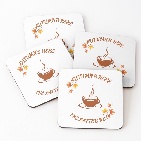 Item preview, Autumn Here, Latte’s Near designed and sold by BeBetterPeople.