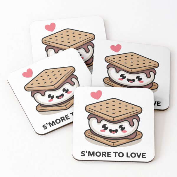 Item preview, S’more to Love – Minimalist Campfire Treat Pun designed and sold by Silly Shapes Co..