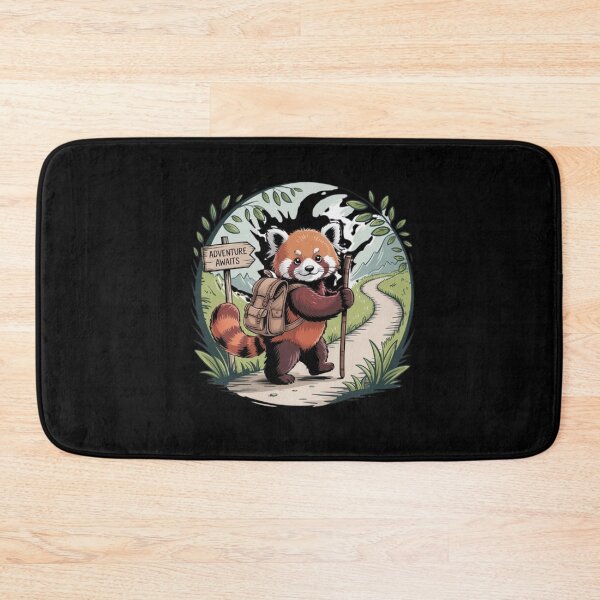 Item preview, Hiking panda Backpacking Animals  designed and sold by BHMARTS.