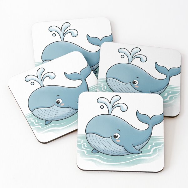 Item preview, Whale Hello There – Minimalist Ocean Animal Pun designed and sold by Silly Shapes Co..