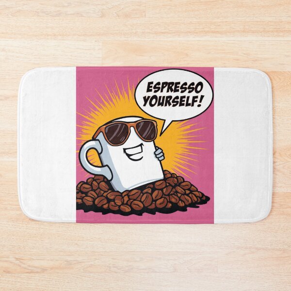 Item preview, Espresso Yourself! – Funny Coffee Pop-Art Design designed and sold by RAKO13.