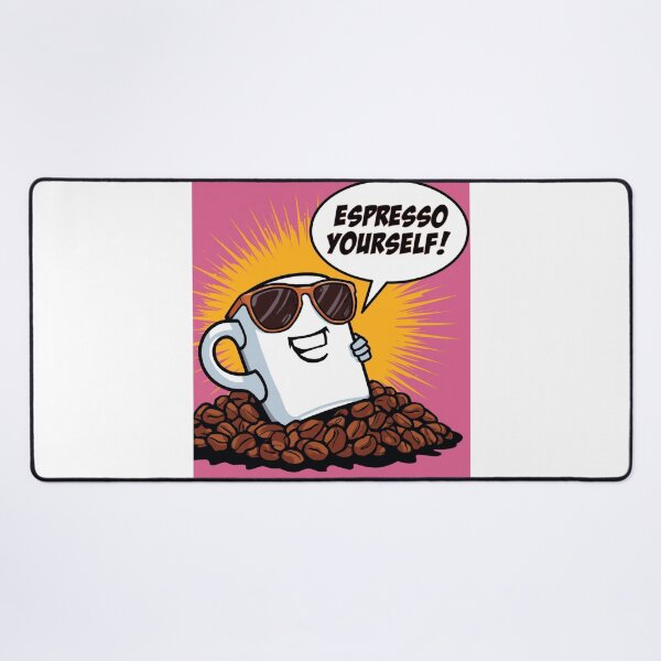 Item preview, Espresso Yourself! – Funny Coffee Pop-Art Design designed and sold by RAKO13.