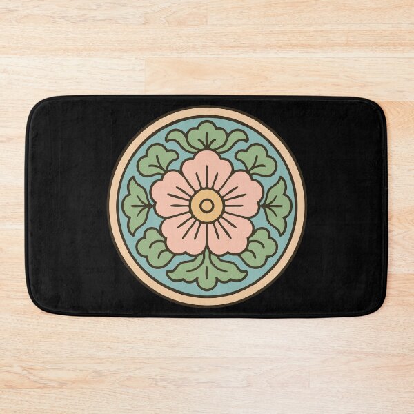 Item preview, Dancheong Korean Flower Pattern designed and sold by TomFrontierArt.