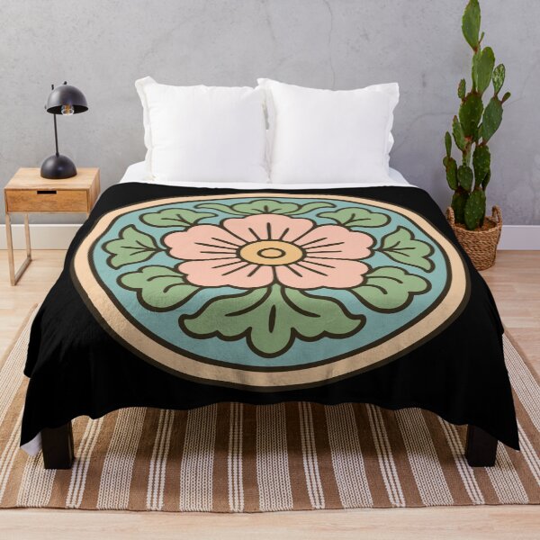 Item preview, Dancheong Korean Flower Pattern designed and sold by TomFrontierArt.