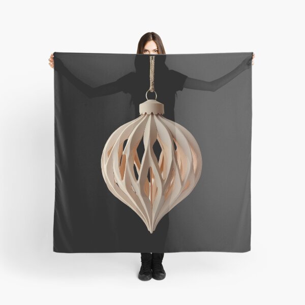 Item preview, Modern Geometric Cutout Christmas Gift Box designed and sold by ShadowAndSlate.