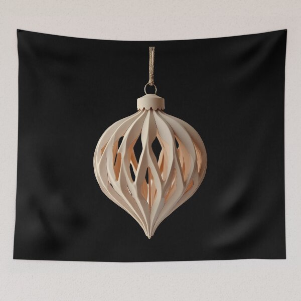 Item preview, Modern Geometric Cutout Christmas Gift Box designed and sold by ShadowAndSlate.