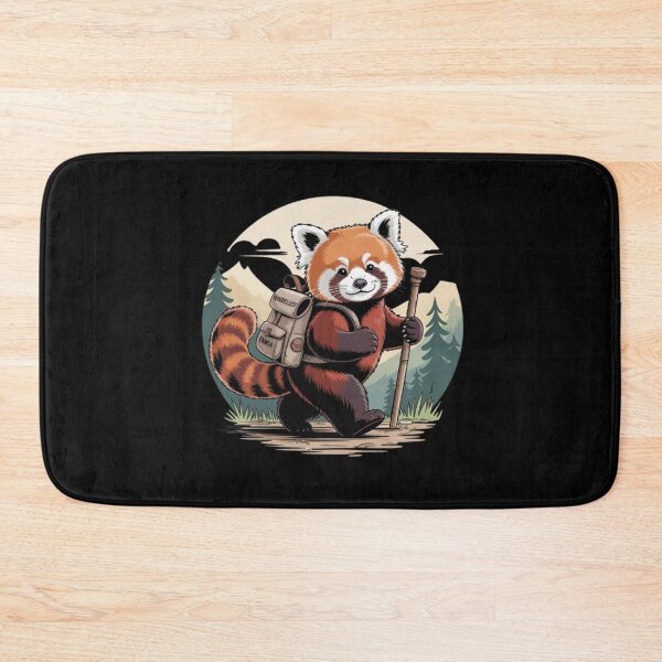 Item preview, Hiking panda Backpacking Animals  designed and sold by BHMARTS.