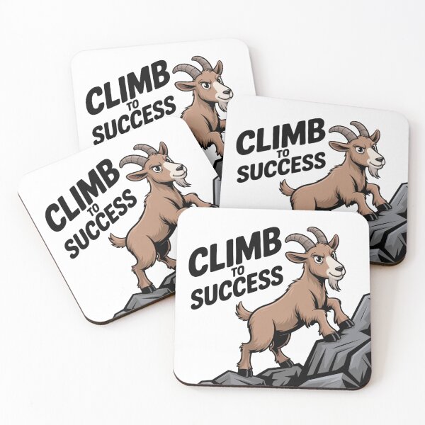 Item preview, Capricorn Zodiac Funny Cartoon – Ambitious Mountain Goat designed and sold by Silly Shapes Co..