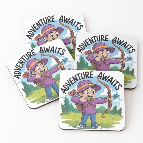Item preview, Sagittarius Zodiac Funny Cartoon – Happy Archer on the Go designed and sold by Silly Shapes Co..