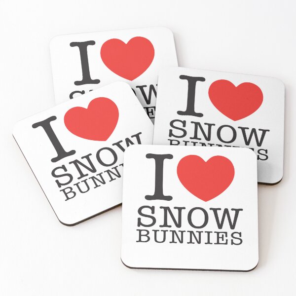 Item preview, I LOVE SNOW BUNNIES designed and sold by shitpostee.